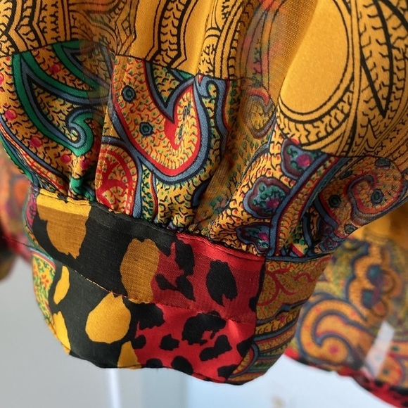 Vintage Nicola Back Button Up Blouse Size 12 - Picture 5 of 9